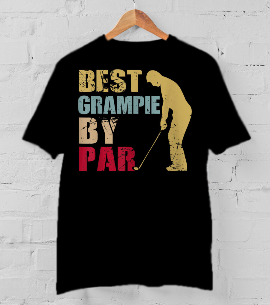 Best Grampie By Par Golf Vintage T-Shirt