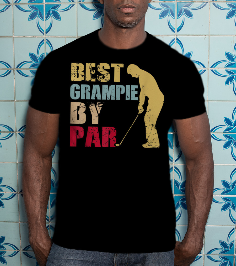 Best Grampie By Par Golf Vintage T-Shirt