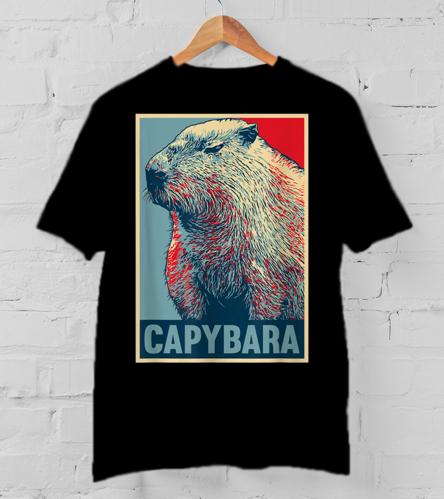 Capybara Funny Vegan Animal Lovers T-Shirt