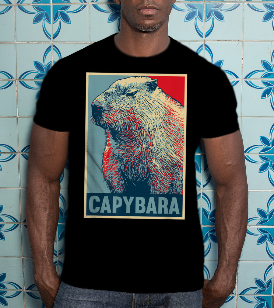 Capybara Funny Vegan Animal Lovers T-Shirt