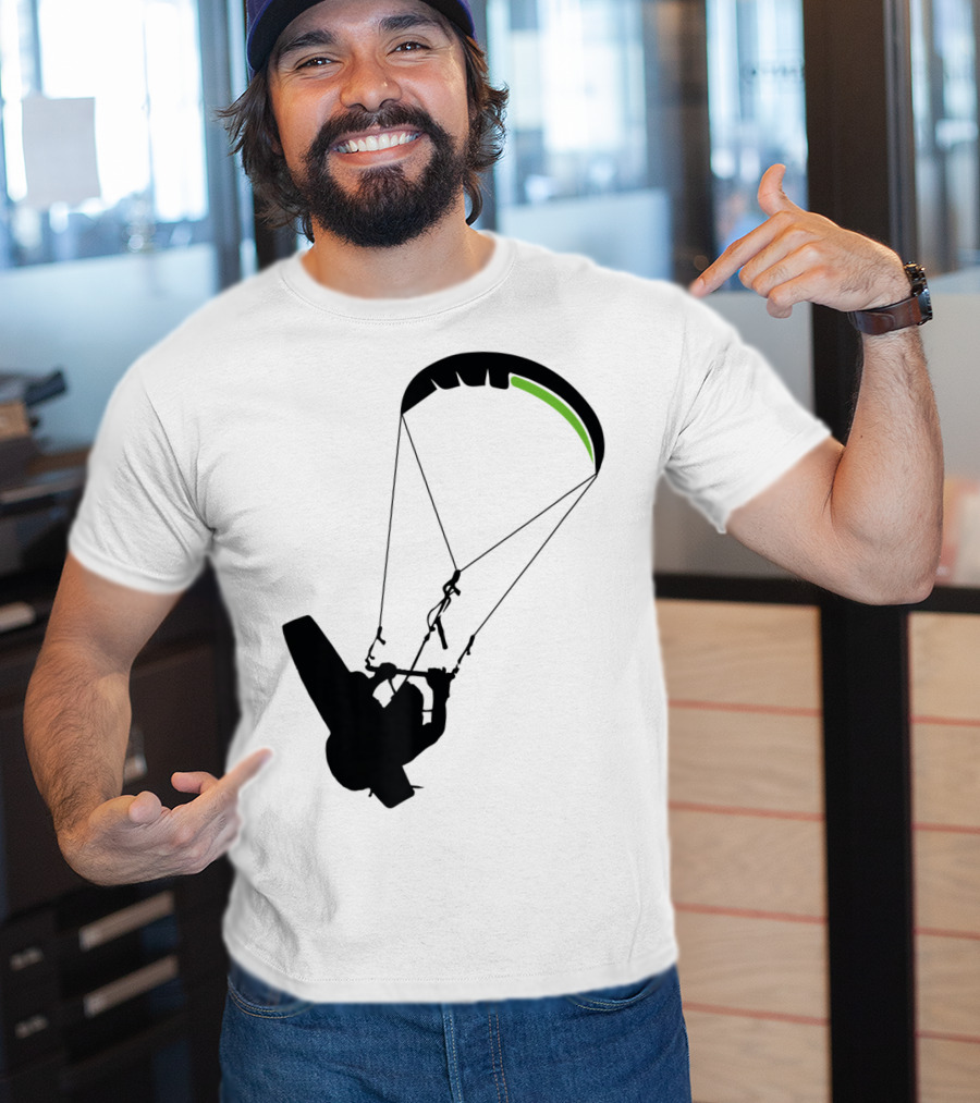 Cool Kitesurfing I Kitesurf Silhouette Adventure T-Shirt