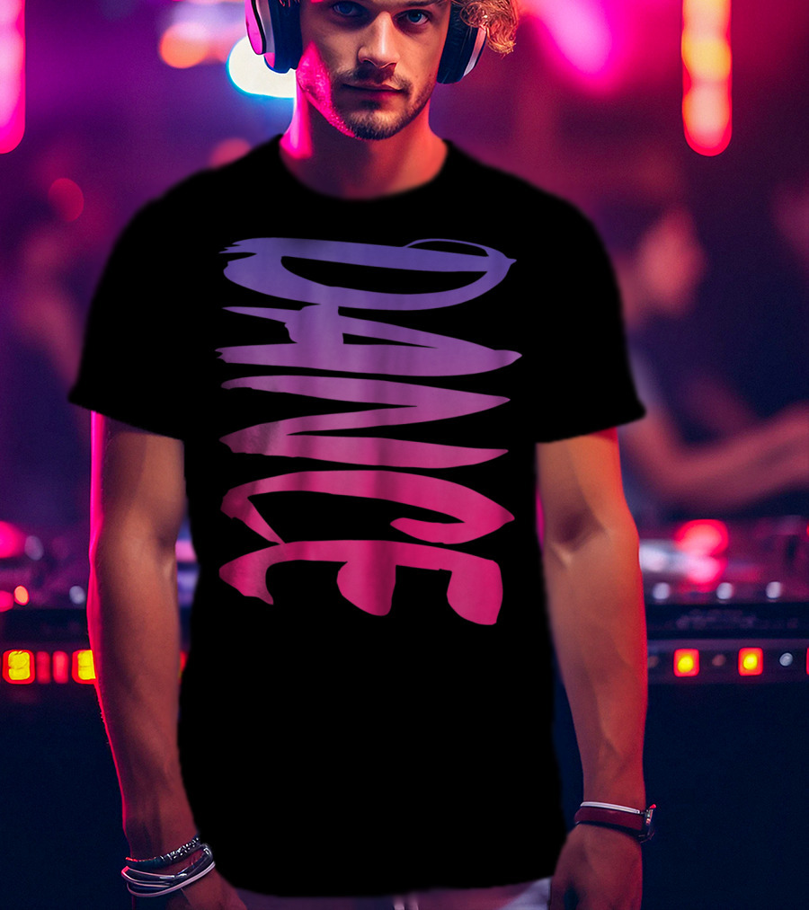 Dance Fun Bold Gradient Style For Colorful Girls Teens T-Shirt