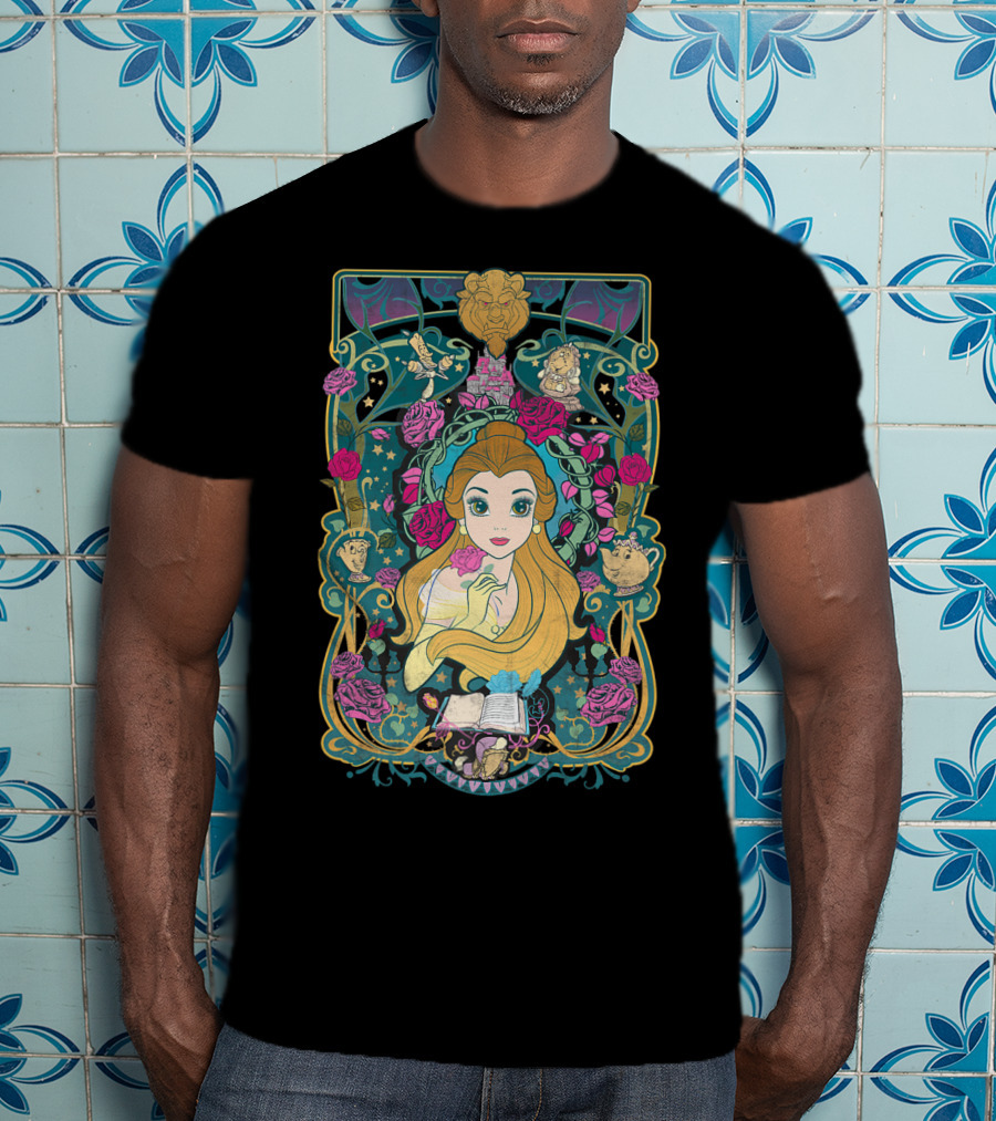 Belle Disney Beauty And The Beast Rose Enchantment T-Shirt