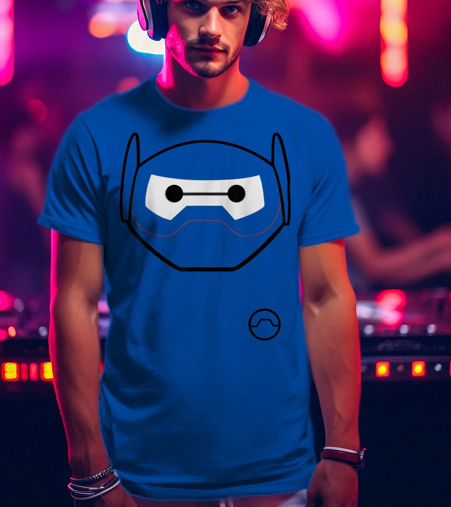 Disney Big Hero 6 Baymax Helmet T-Shirt