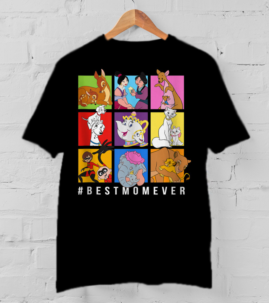 Disney Mother's Day Tank Top #BestMomEver Featuring Dumbo Mulan Bambi Lion King Aristocats T-Shirt