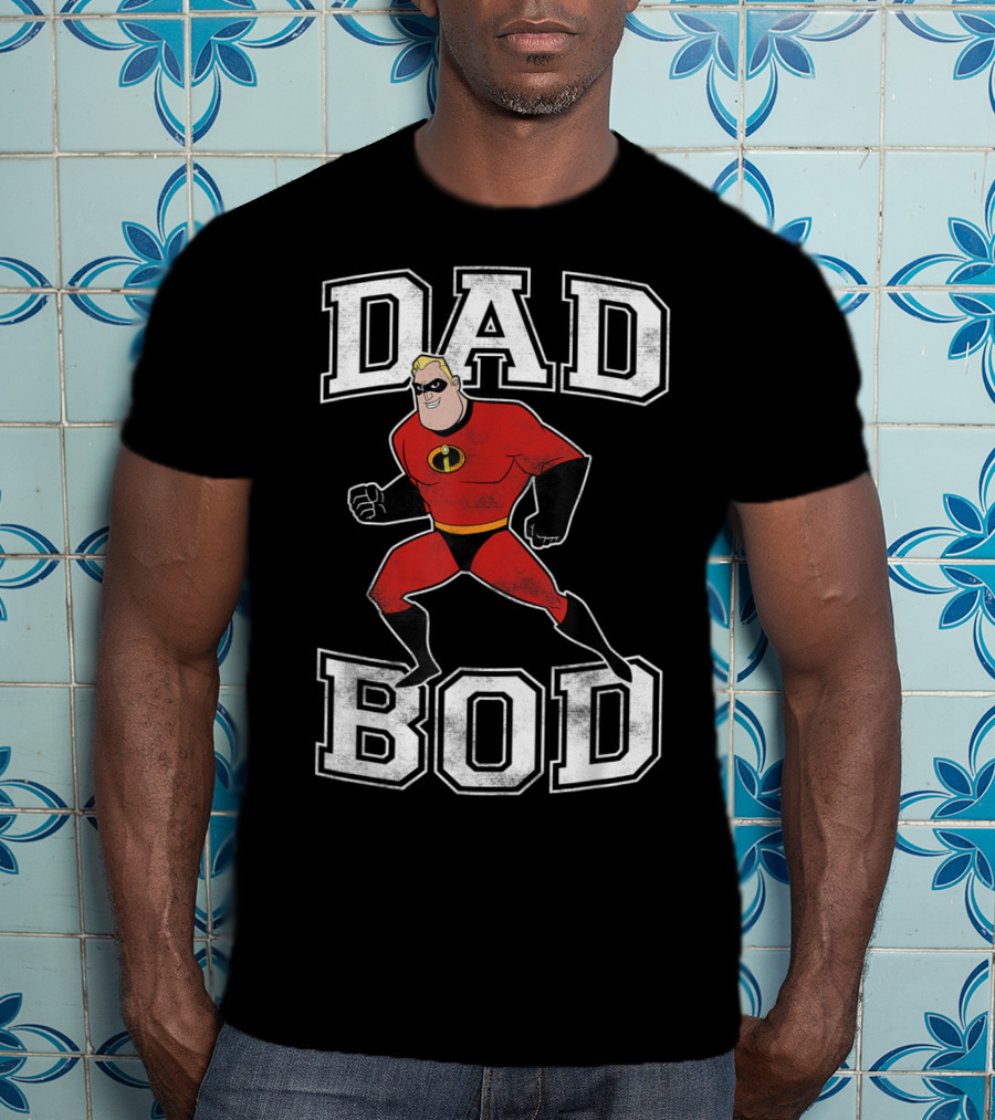 Disney Pixar Incredibles Dad Bod Mr Incredible T-Shirt