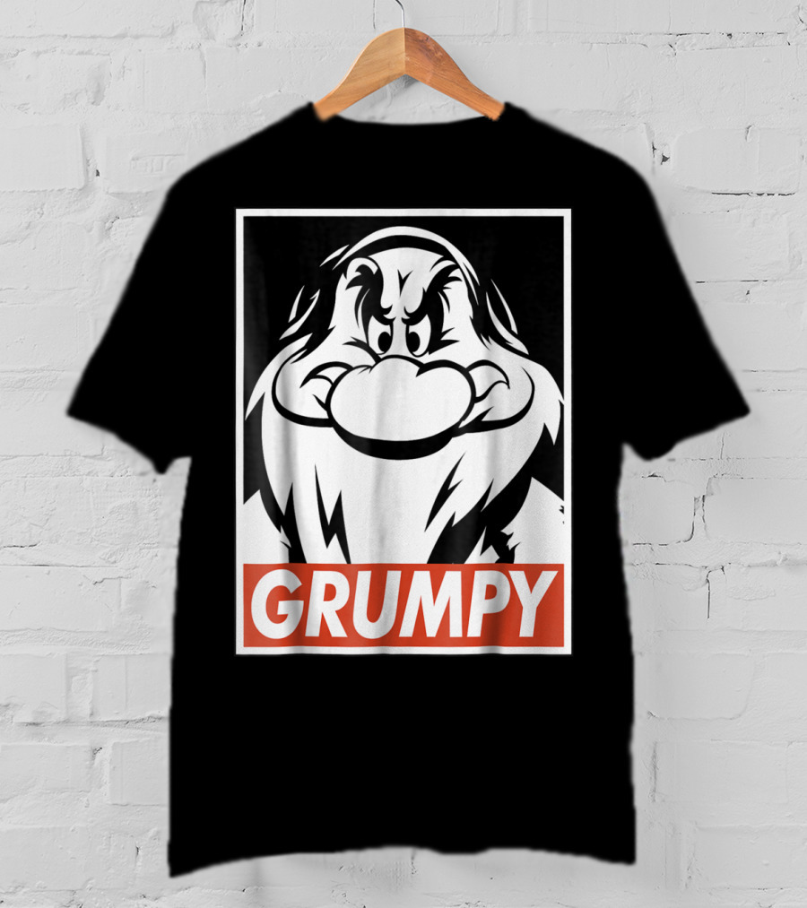 Disney Snow White Grumpy Streetwear T-Shirt