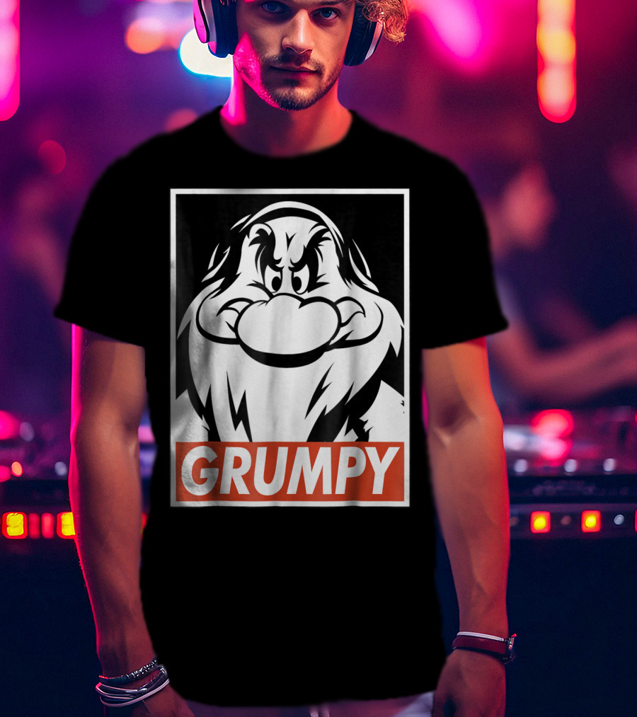 Disney Snow White Grumpy Streetwear T-Shirt