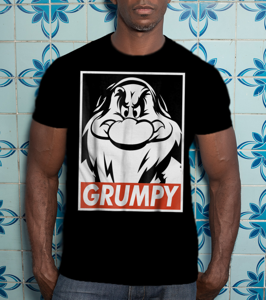 Disney Snow White Grumpy Streetwear T-Shirt