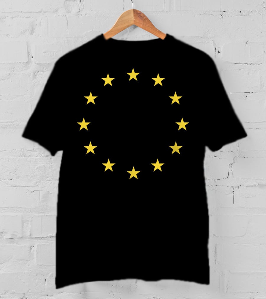 EU European Union Gold Stars Emblem T-Shirt