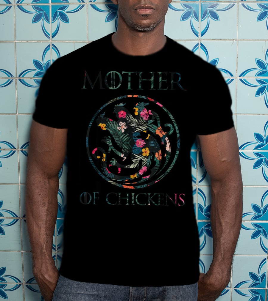 Mother Of Chickens Floral T-Shirt