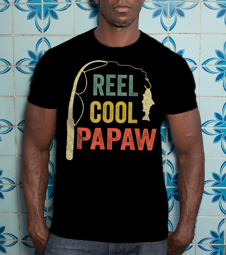Reel Cool Papaw Fishing T-Shirt