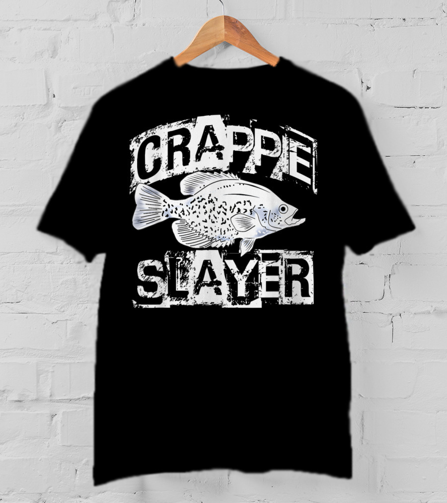 CRAPPIE SLAYER Freshwater Fish T-Shirt