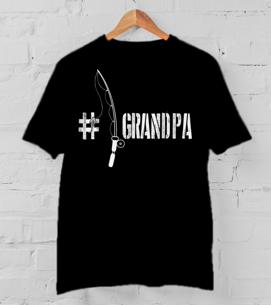1 Grandpa Fishing Daddy Funny Fisherman T-Shirt