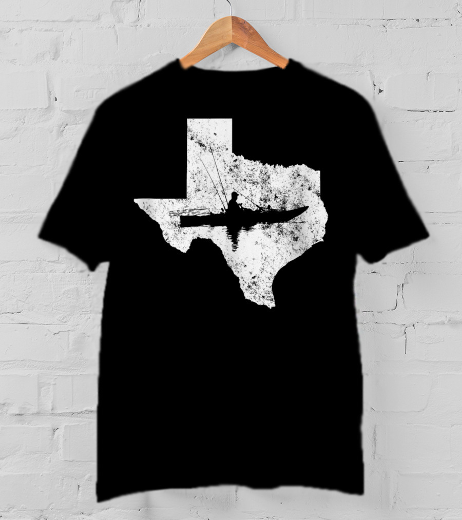 Kayak Fishing In Texas State T-Shirt