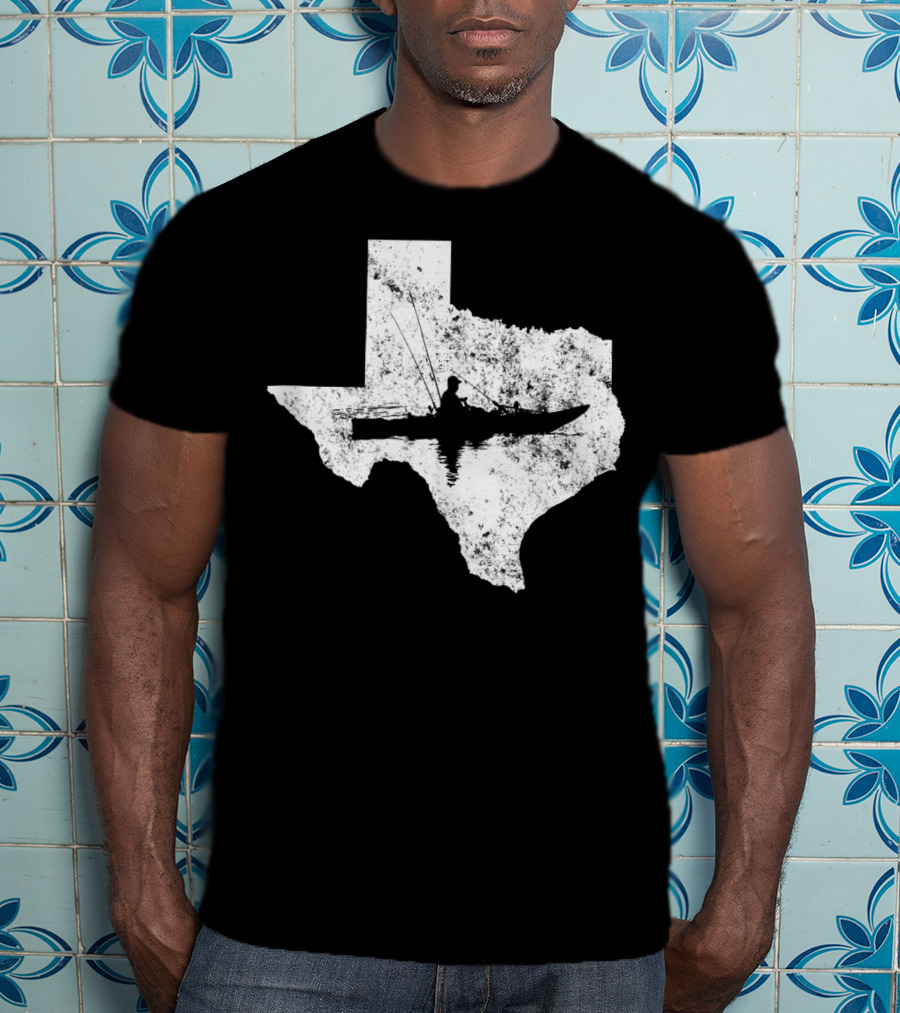 Kayak Fishing In Texas State T-Shirt