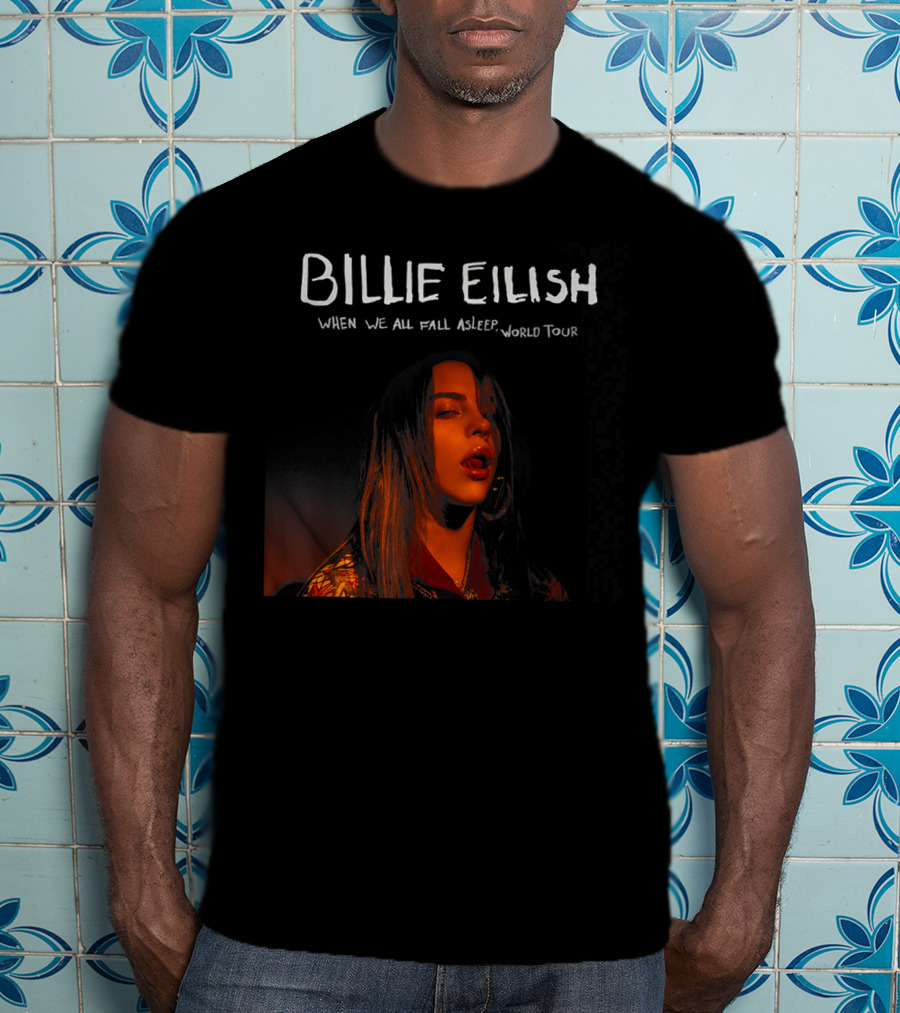 Billie Eilish When We All Fall Asleep World Tour T-Shirt