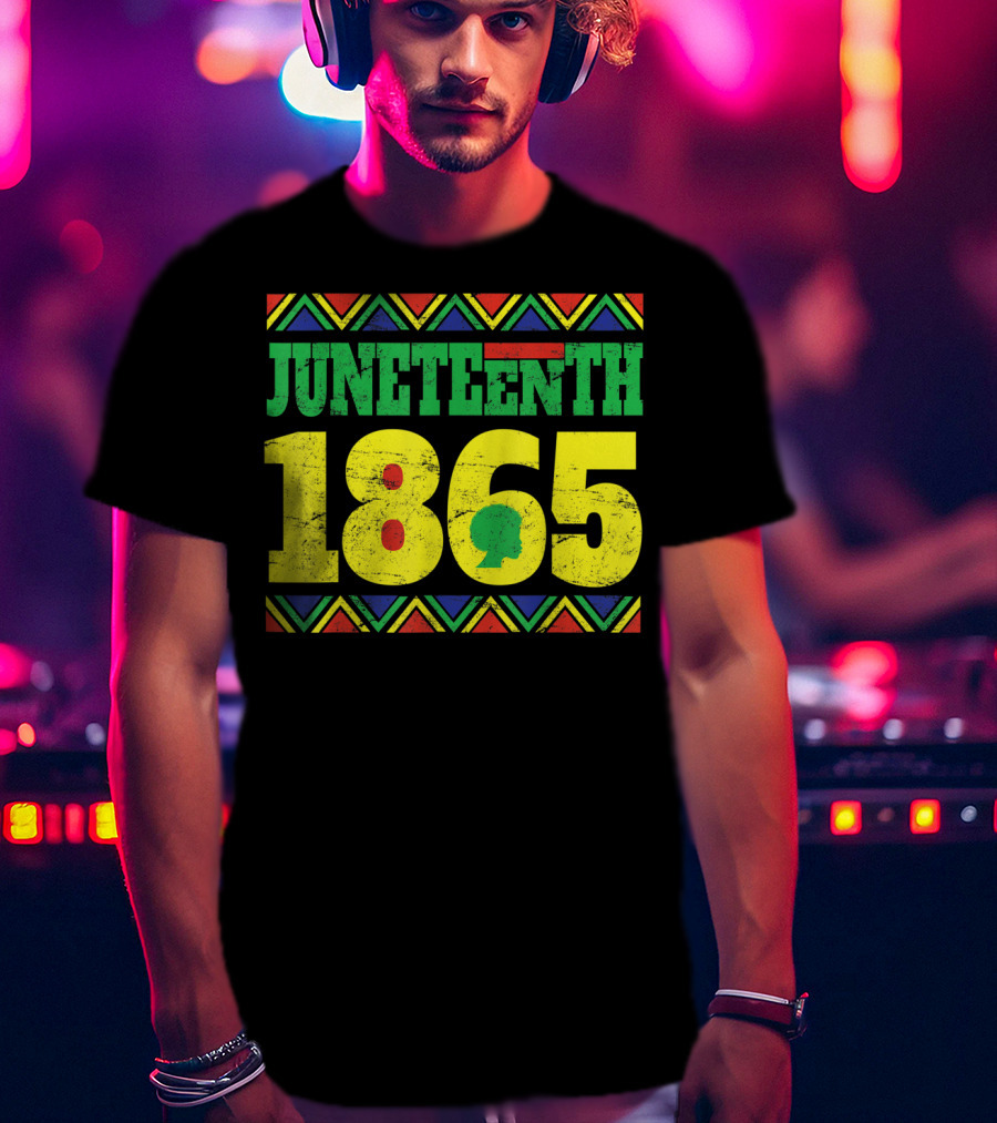 Juneteenth 1865 African Colors T-Shirt
