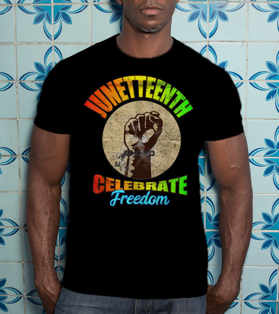 Juneteenth Celebrate Freedom End Of Slavery Abolished American T-Shirt