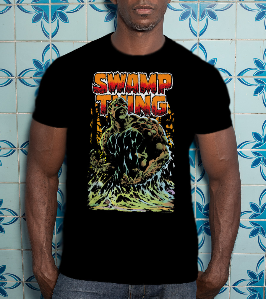 Justice League DC Swamp Thing Comic T-Shirt