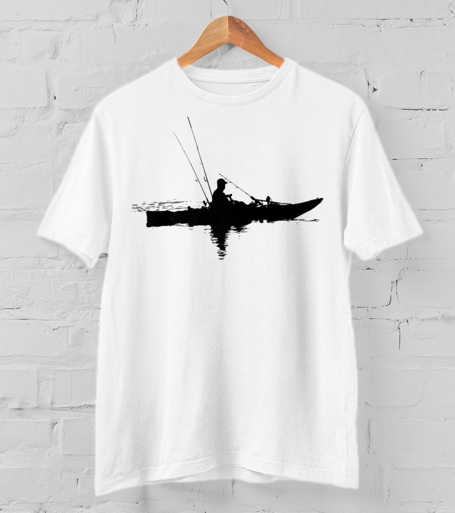 Kayak Fishing Adventure On Calm Waters T-Shirt