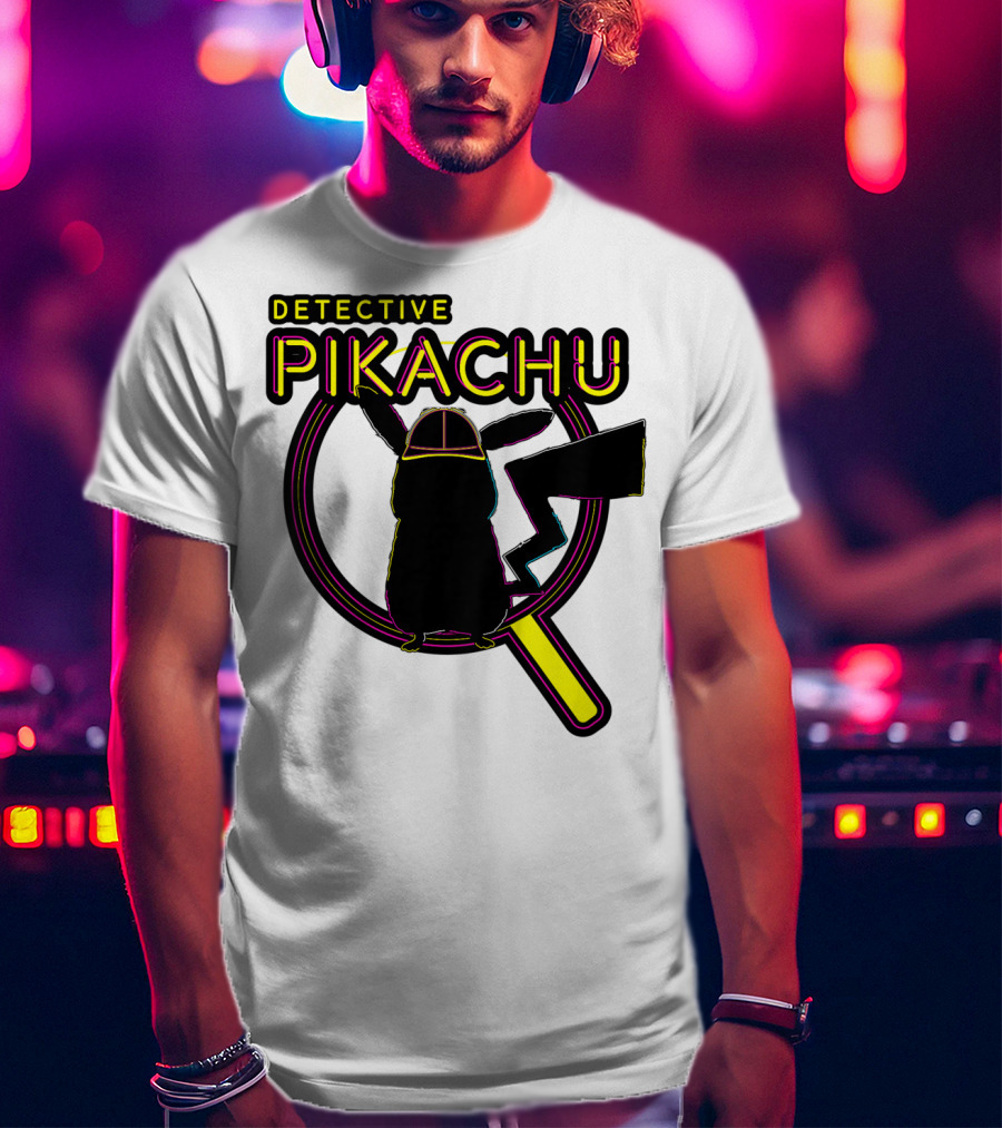 Detective Pikachu Magnify Pikachu Kids Iconic T-Shirt