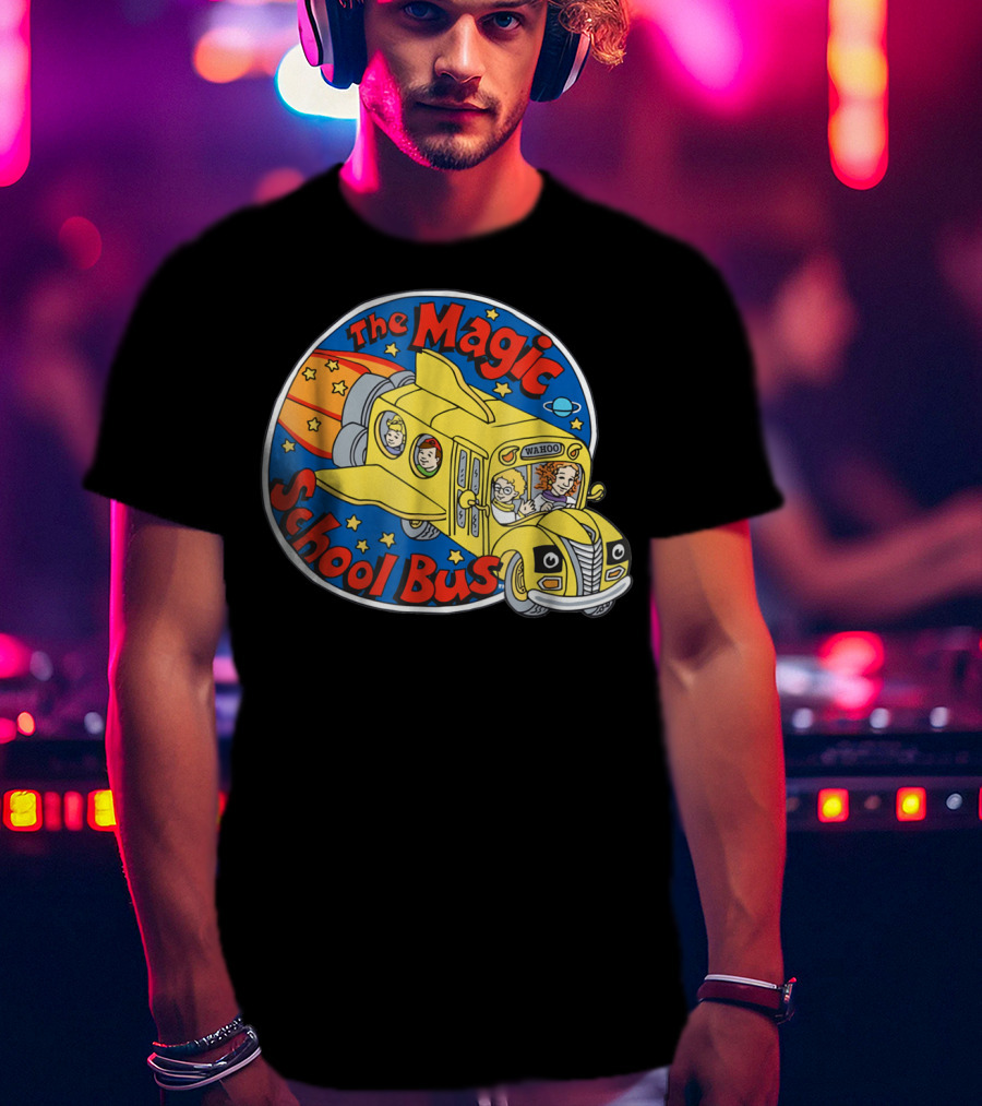 The Magic School Bus Wahoo Adventure Stars And Planets T-Shirt