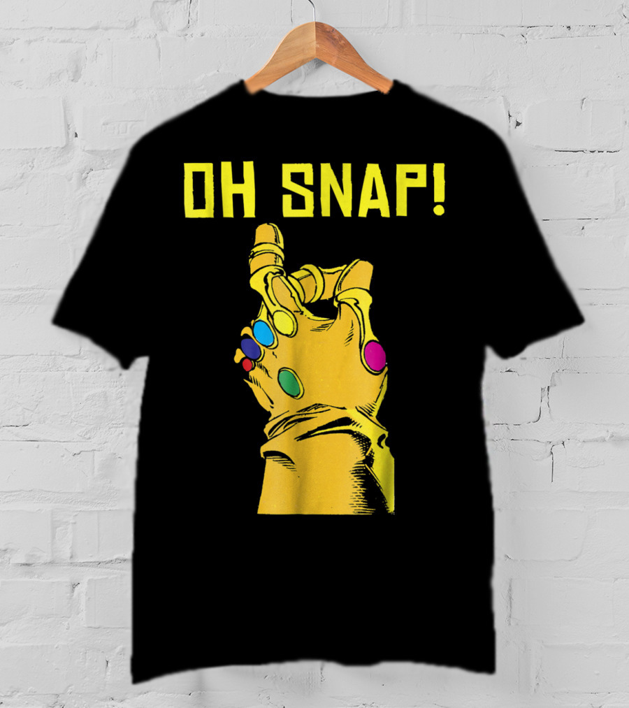 Marvel Oh Snap Infinity Gauntlet Thanos T-Shirt