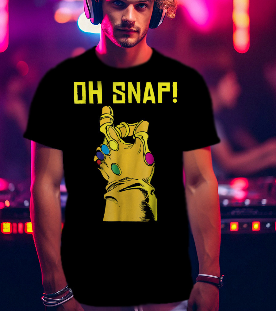 Marvel Oh Snap Infinity Gauntlet Thanos T-Shirt