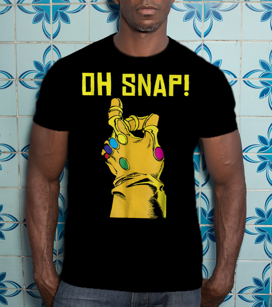 Marvel Oh Snap Infinity Gauntlet Thanos T-Shirt