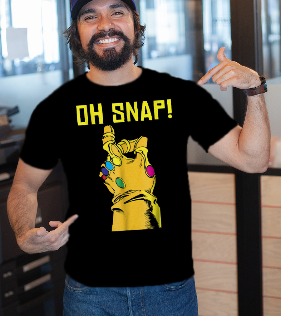 Marvel Oh Snap Infinity Gauntlet Thanos T-Shirt