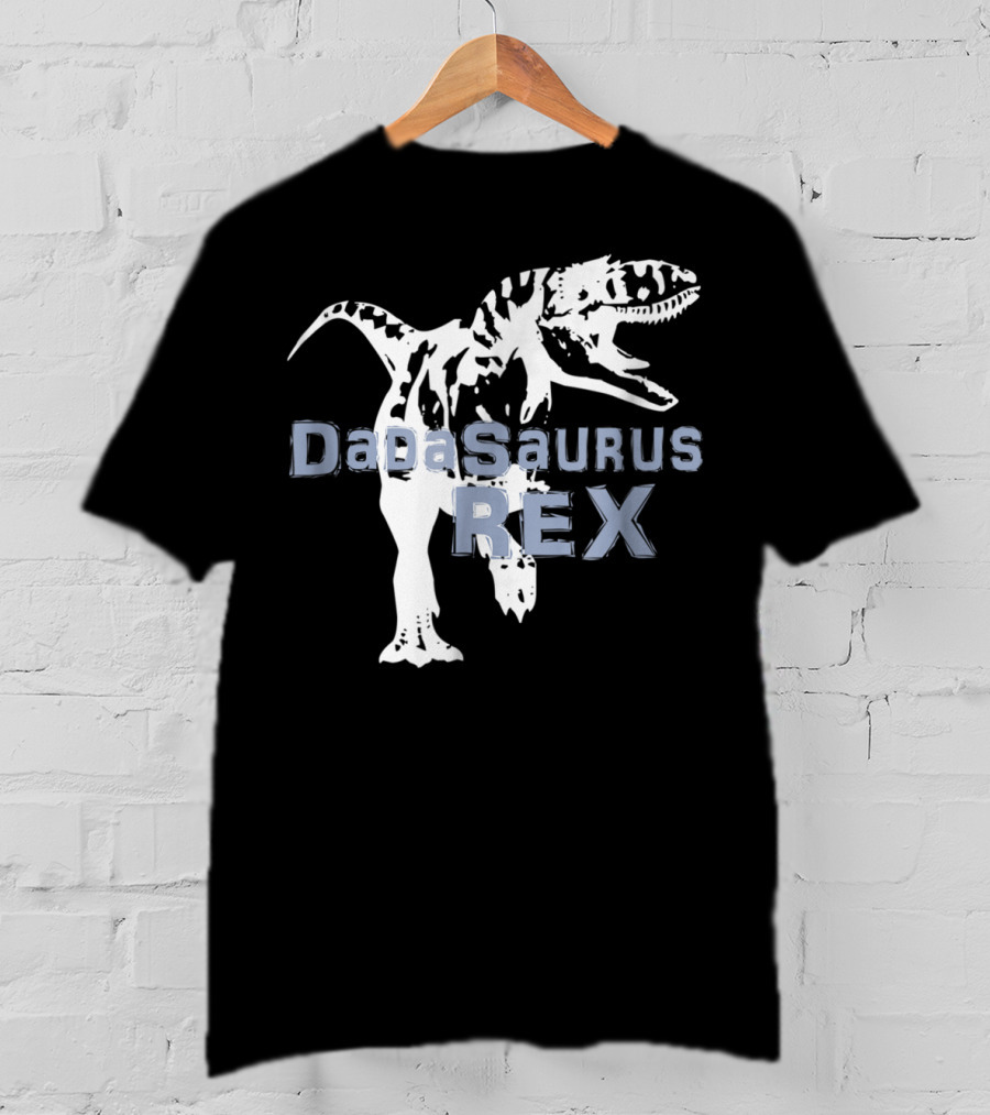 Father Son DaDaSaurus Rex Dinosaur Matching T-Shirt