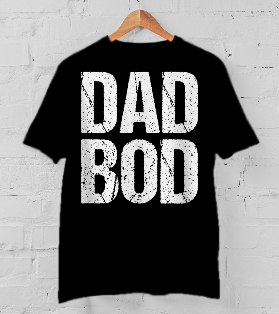 Dad Bod Mens Funny Gym Workout Cheat Day T-Shirt