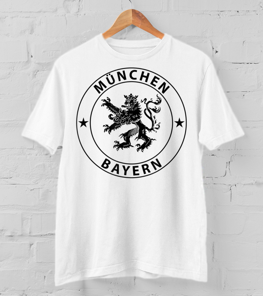 München Bayern Lion Emblem T-Shirt