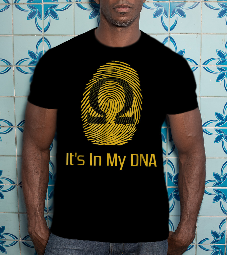 Omega Fingerprint It's In My DNA Psi Purple Phi Gold T-Shirt