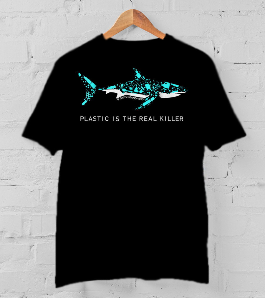 Plastic Is The Real Killer One Ocean Dying Shark T-Shirt