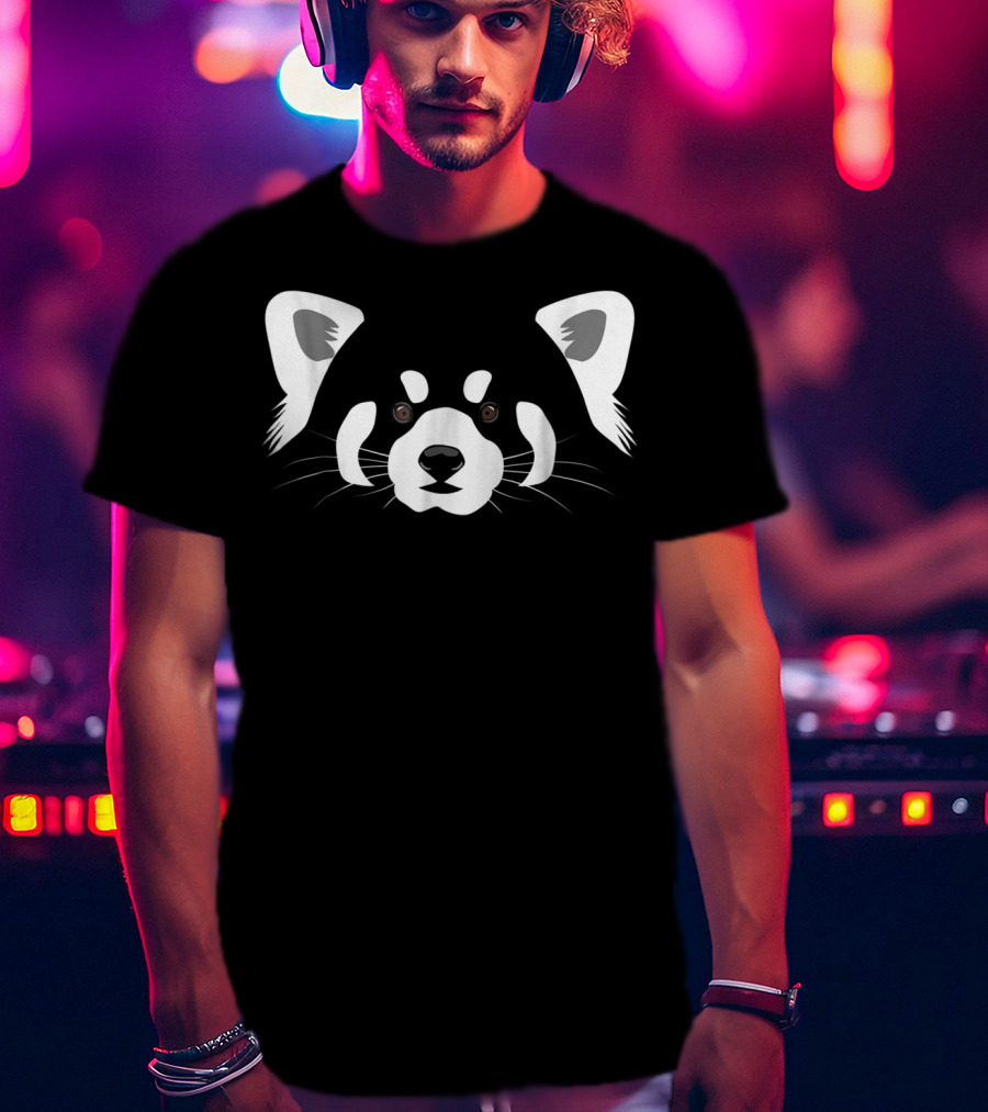 Red Panda Face T-Shirt