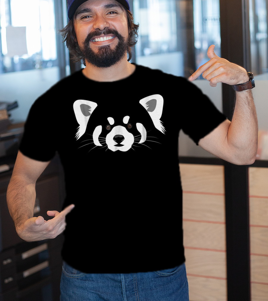 Red Panda Face T-Shirt