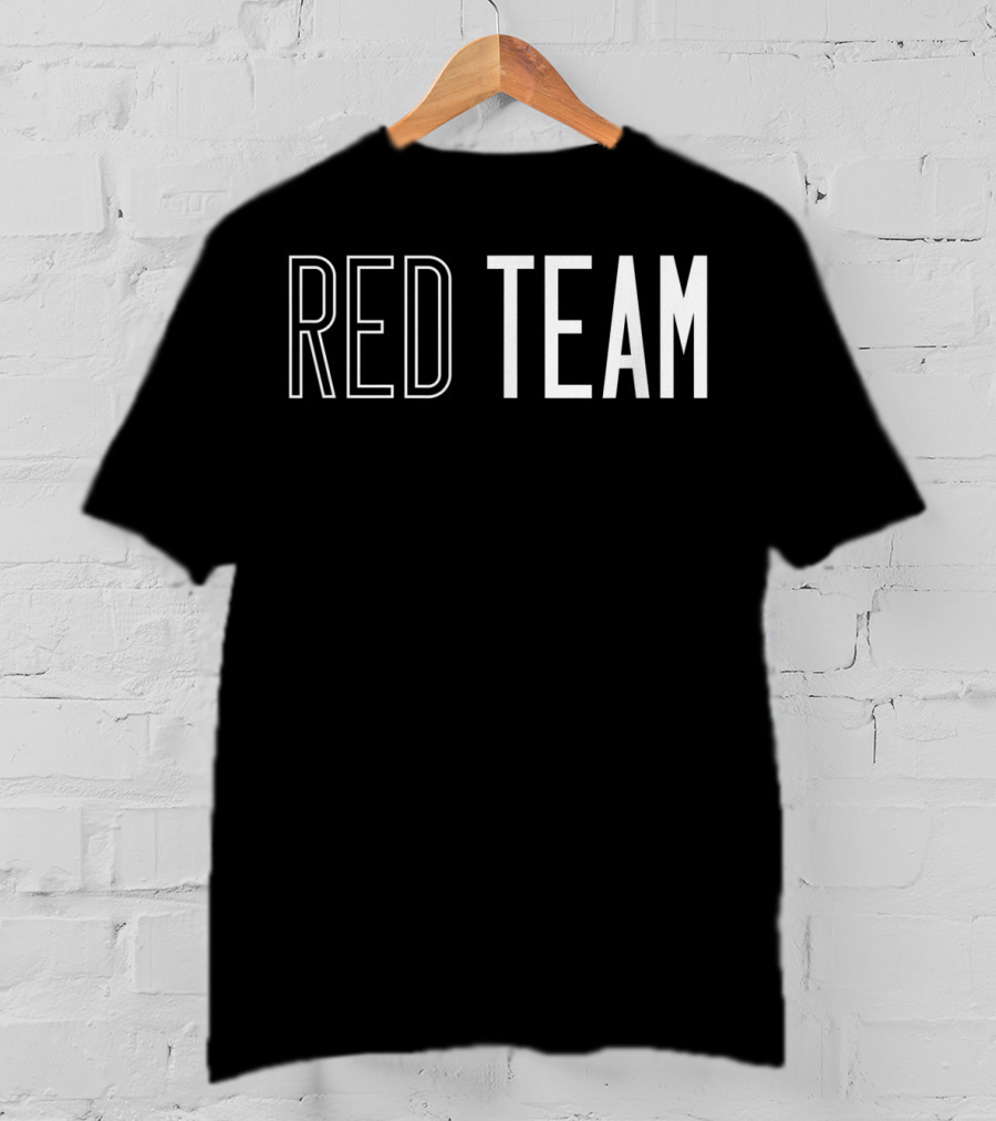 Red Team Competition Sports Games Event Team Spirit T-Shirt