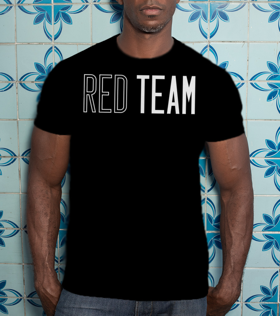 Red Team Competition Sports Games Event Team Spirit T-Shirt