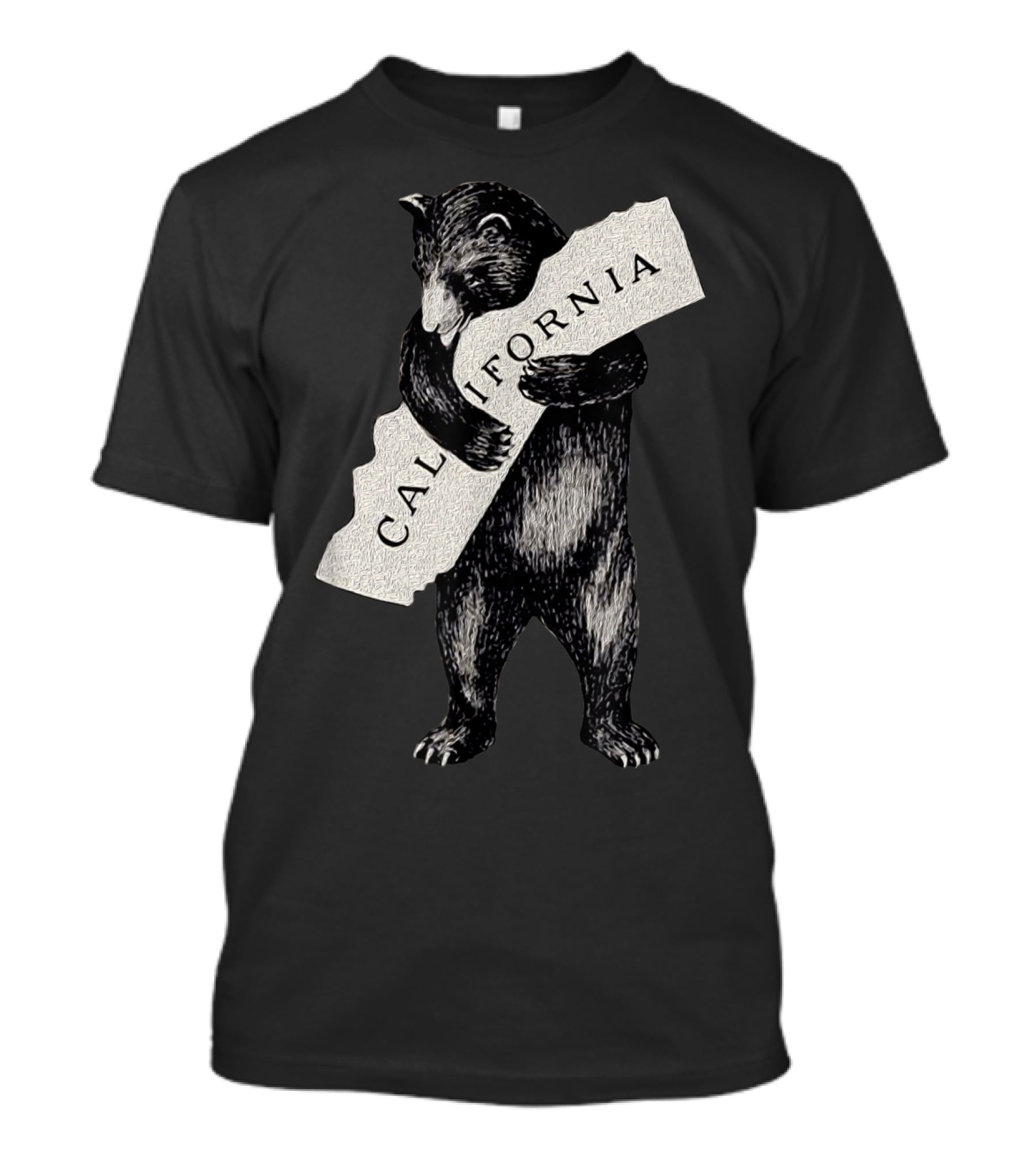 Retro I Love California Bear Hugging State Vintage Cali T-Shirt