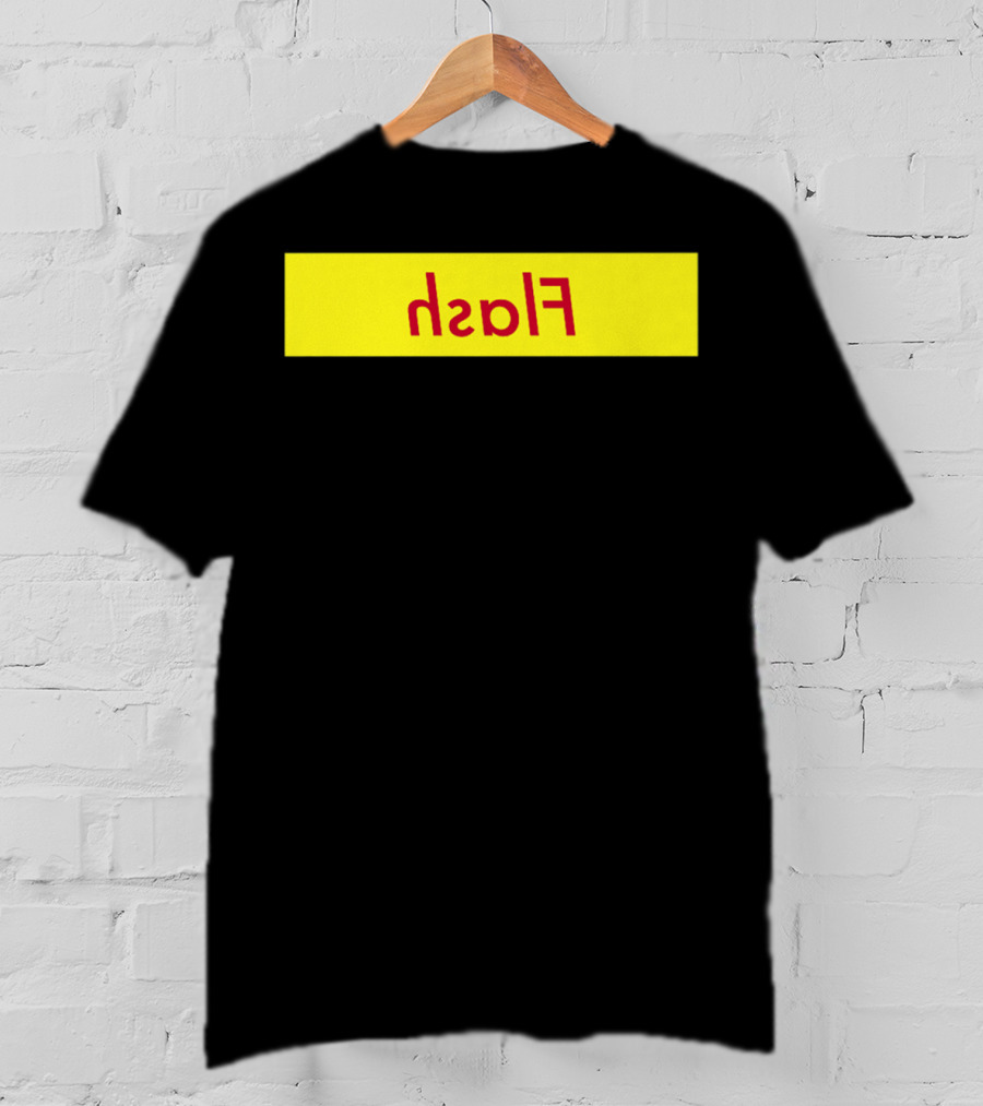 Reverse Flash Yellow Red Text Classic T-Shirt