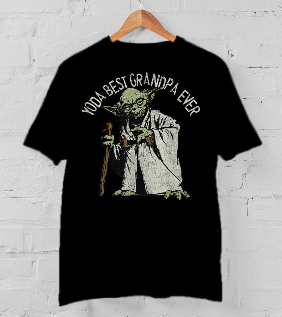 Star Wars Yoda Best Grandpa Ever T-Shirt