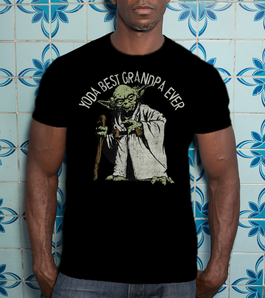 Star Wars Yoda Best Grandpa Ever T-Shirt