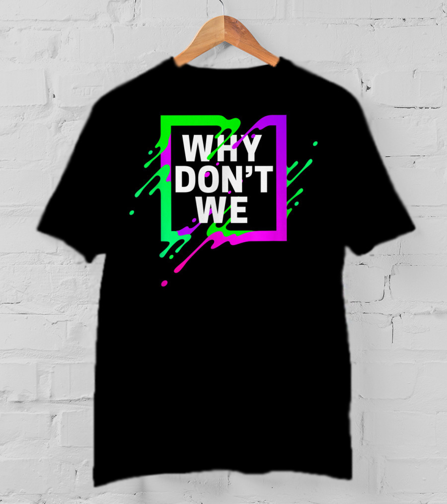 Why Don't We Neon Splash Box T-Shirt