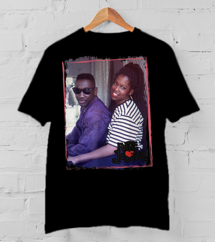Poetic Justice Photograph With Iesha And Chicago Sitting Together T-Shirt