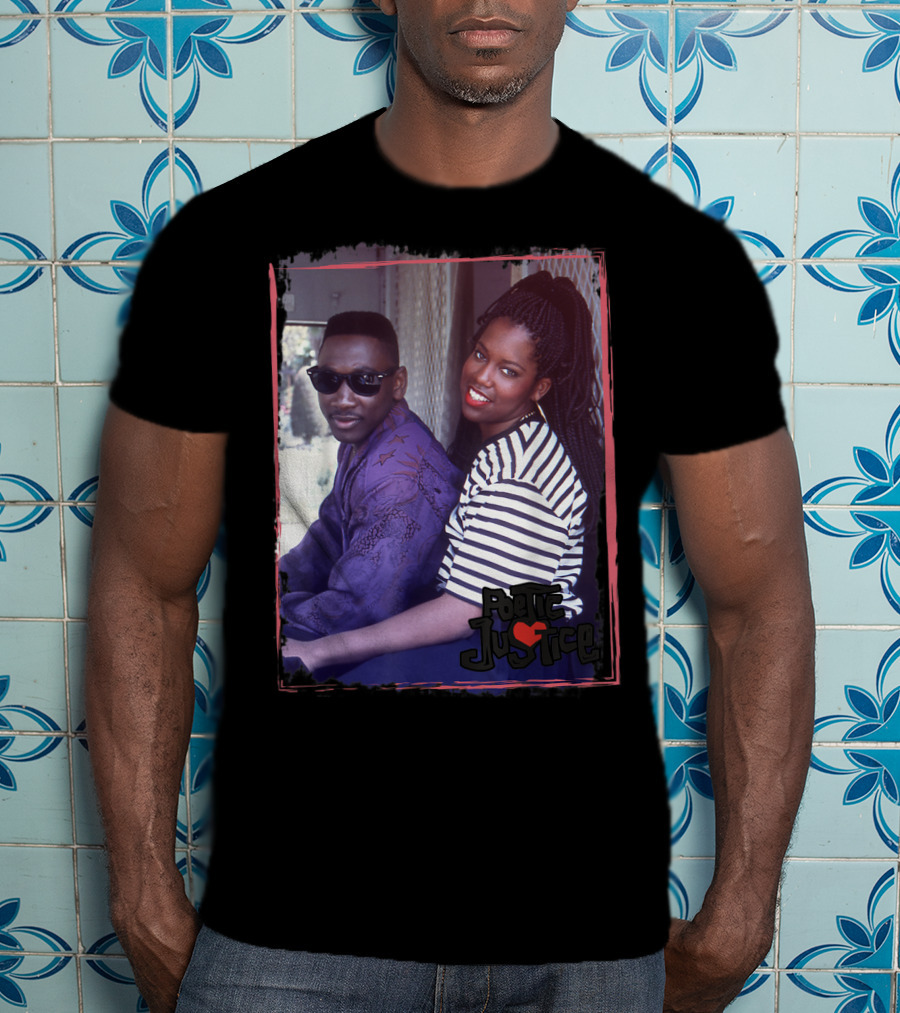 Poetic Justice Photograph With Iesha And Chicago Sitting Together T-Shirt
