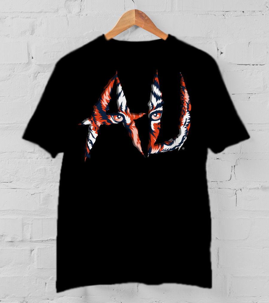 Auburn Tigers AU Tiger Scratch Eyes T-Shirt