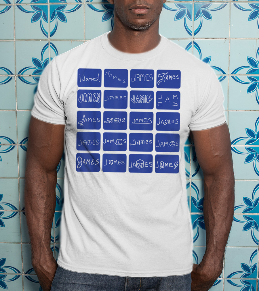 James Creative Typography Styles Collection T-Shirt