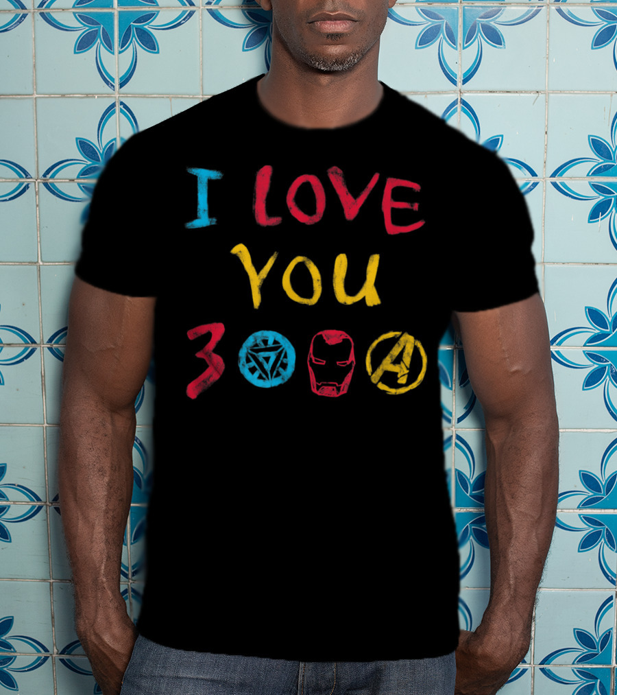 I Love You 3000 Iron Man Avengers Endgame Arc Reactor A T-Shirt